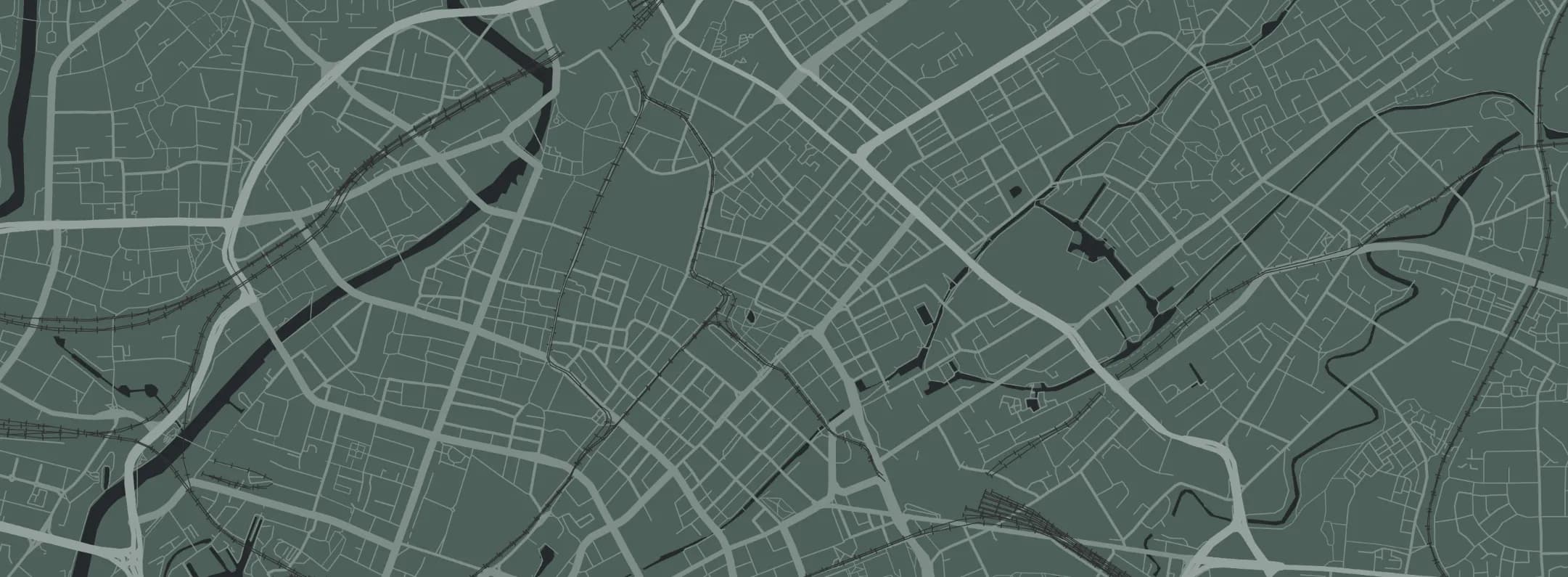 A map of Afflecks Palace, Manchester