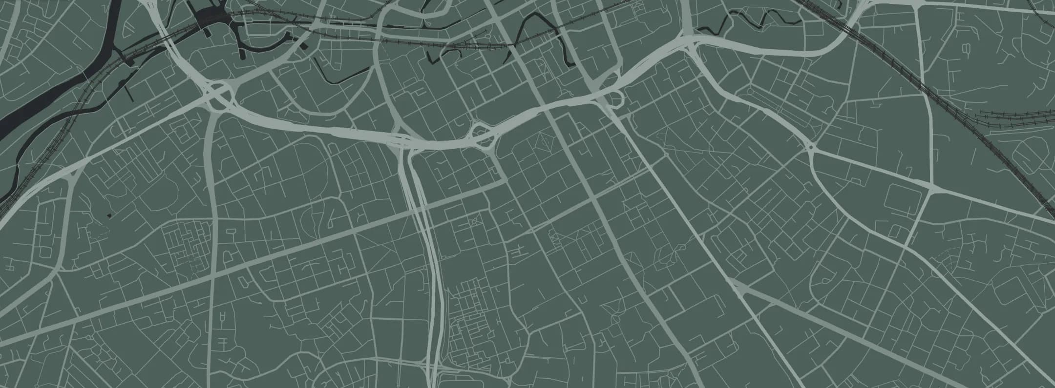 A map of Central Manchester, Manchester