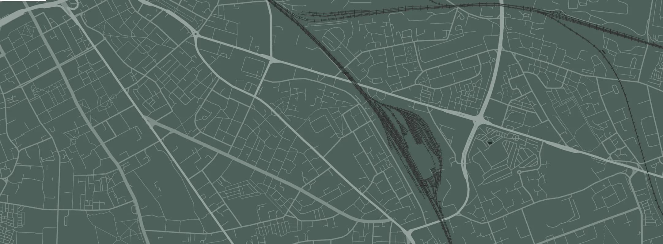 A map of Picadilly, Manchester